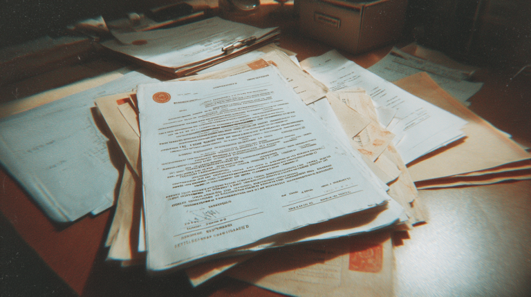 An image of legal documents to represent holiday home compliance